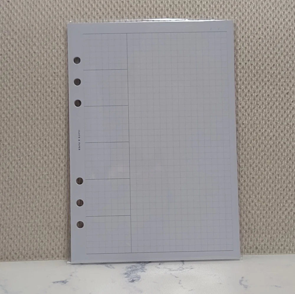 Cloth And Paper Ivy Lee Method Planner Inserts A5 SKU 3140321